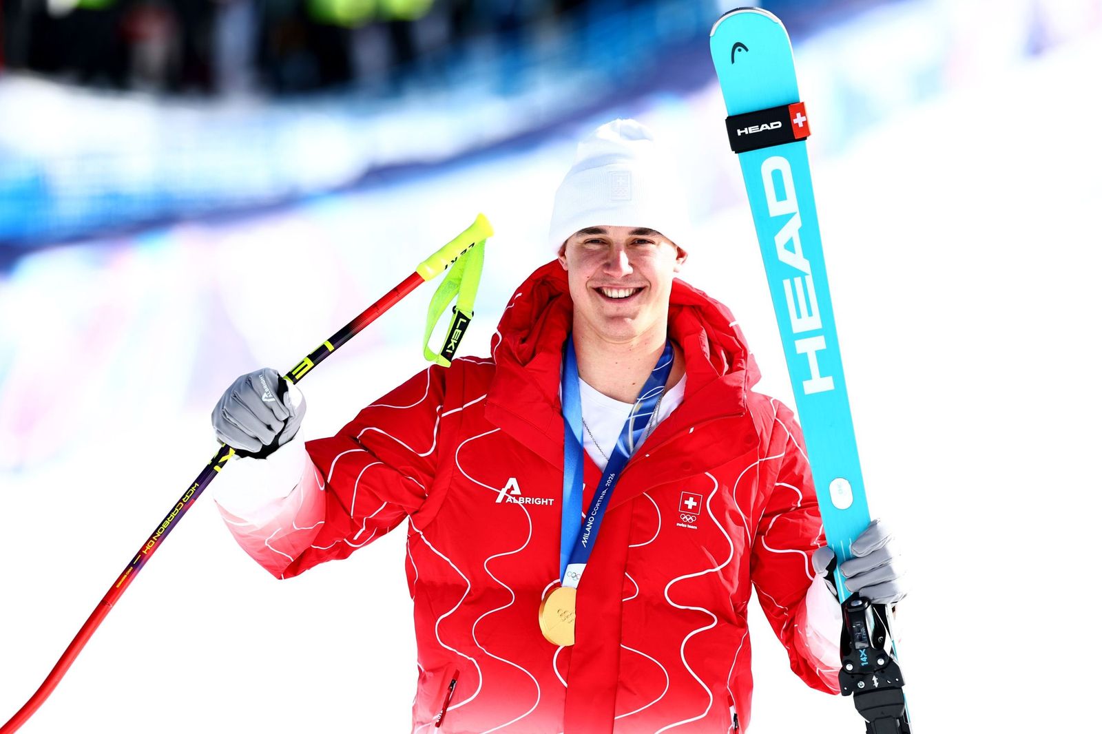 Las espectaculares fotos del descenso masculino en los Juegos Olímpicos de invierno