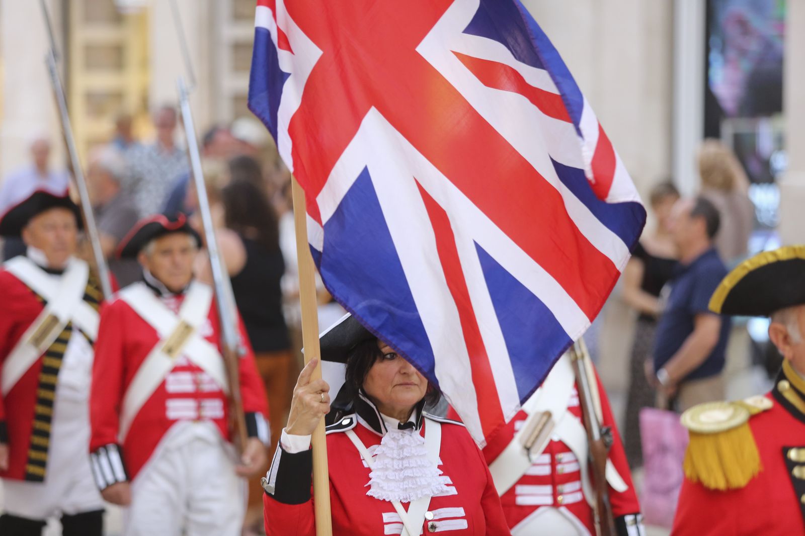 Las fotos del desfile en Málaga en recuerdo a Bernardo de Gálvez