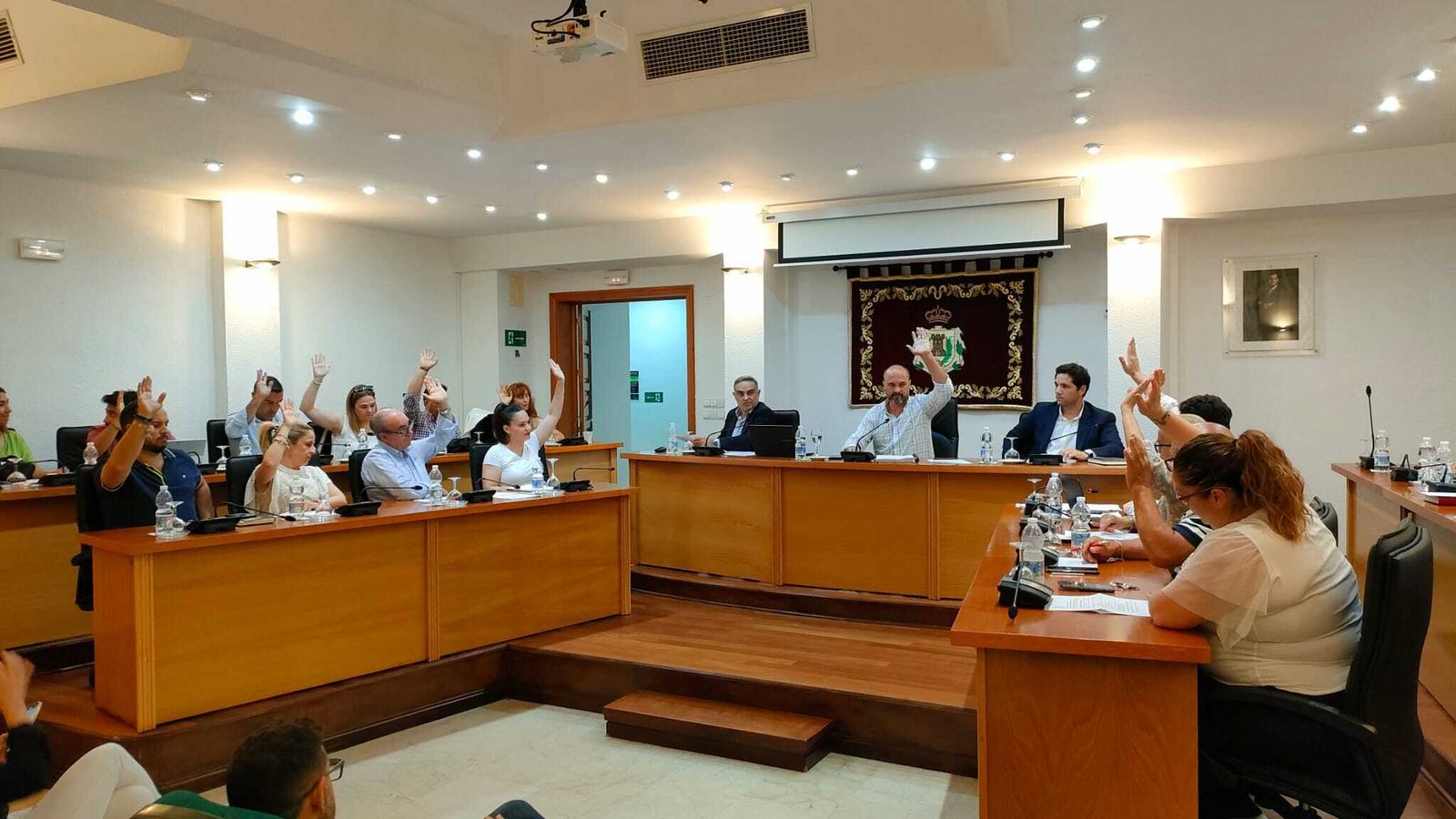 El Pleno del Ayuntamiento de Los Barrios en la última sesión ordinaria de este mandato.