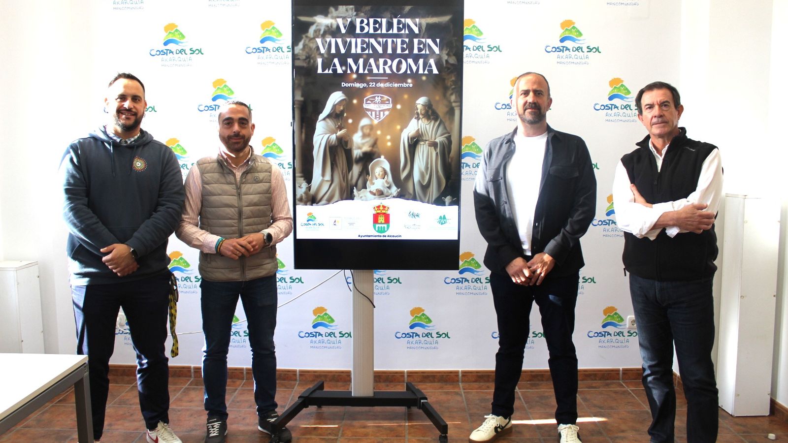 Presentación del V Belén Vivivente en La Maroma