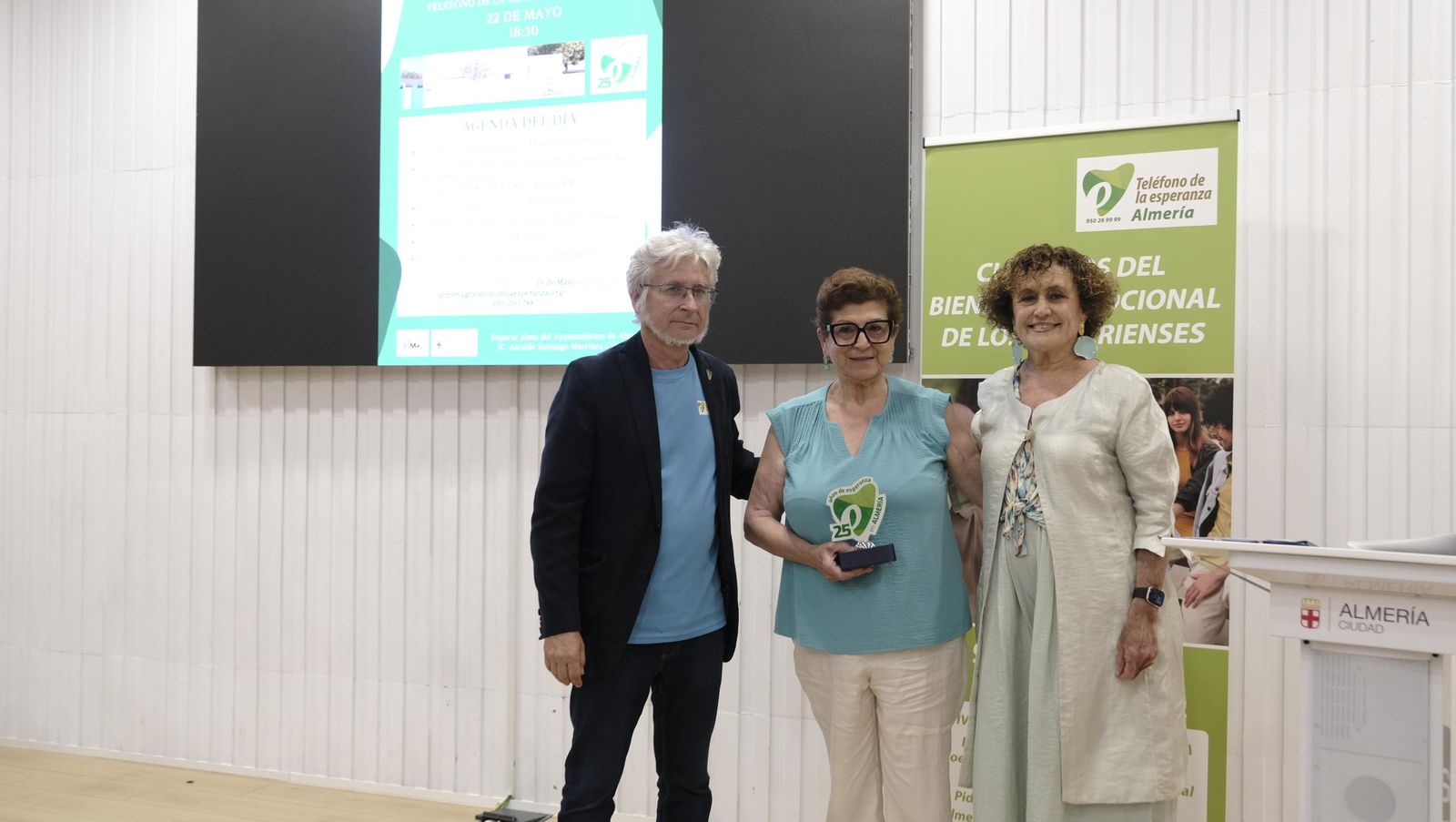 25 aniversario del Teléfono de la Esperanza en Almería, en imágenes