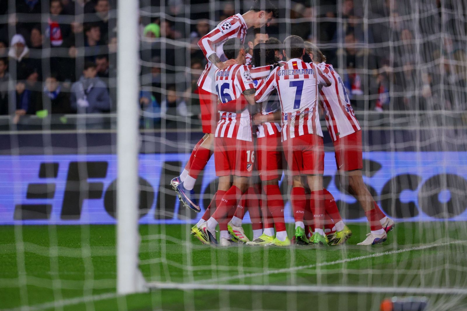 Las fotos del Brujas-Atlético de Madrid