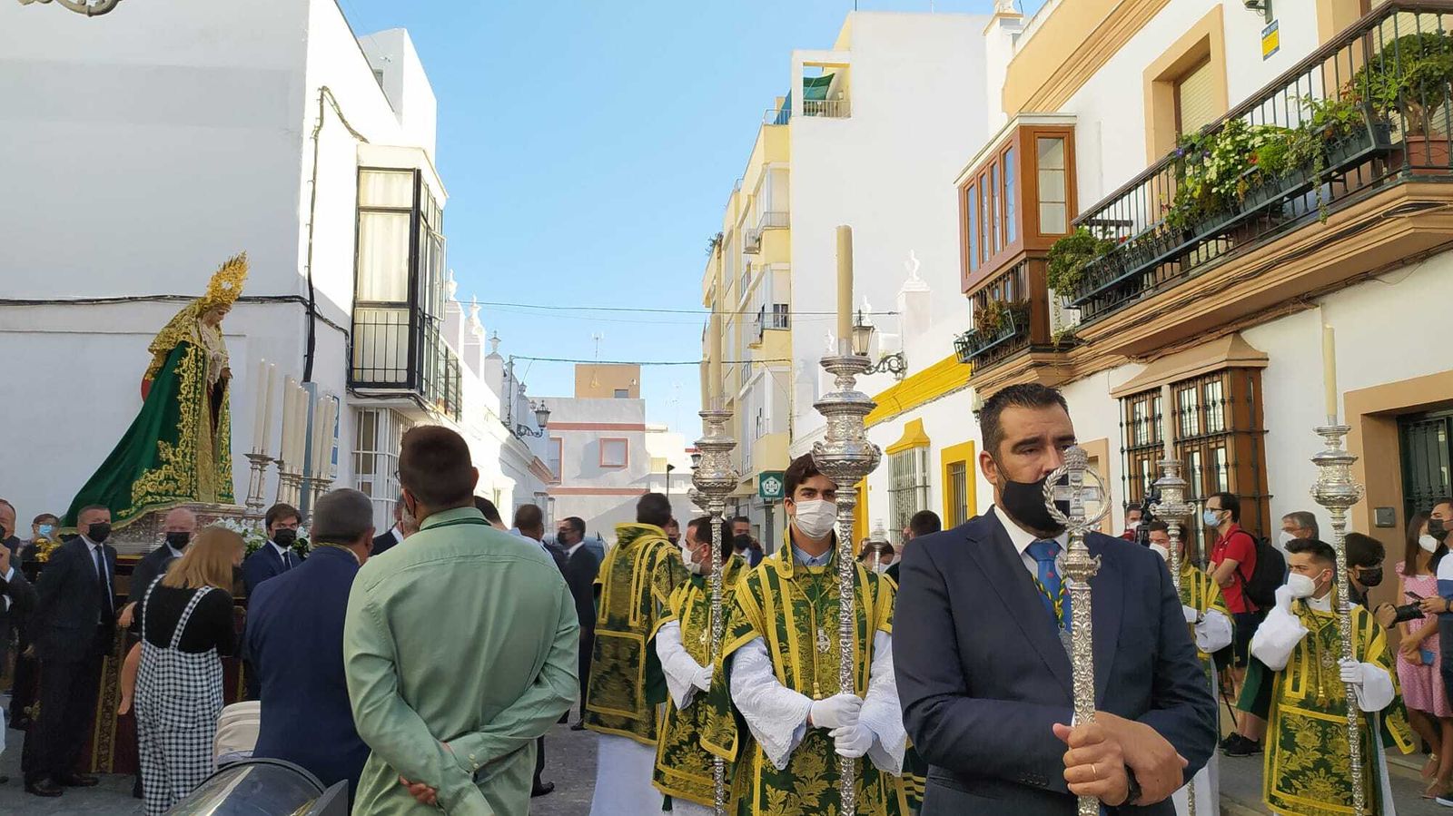 Rosario del Huerto, el primer acto de culto externo en 18 meses de pandemia