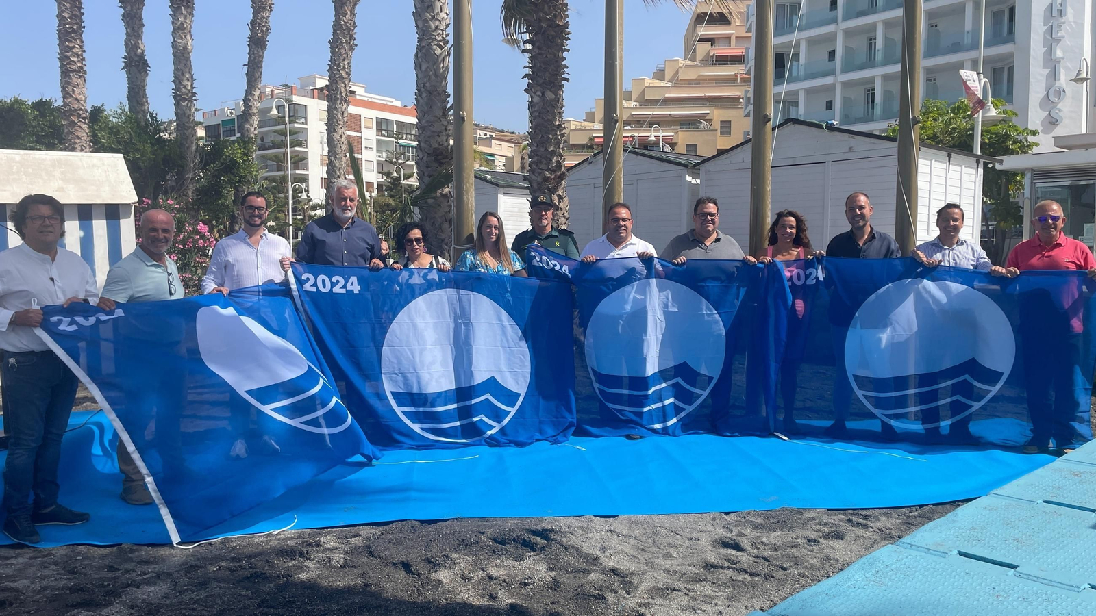 Presentación de las banderas azules del pasado año