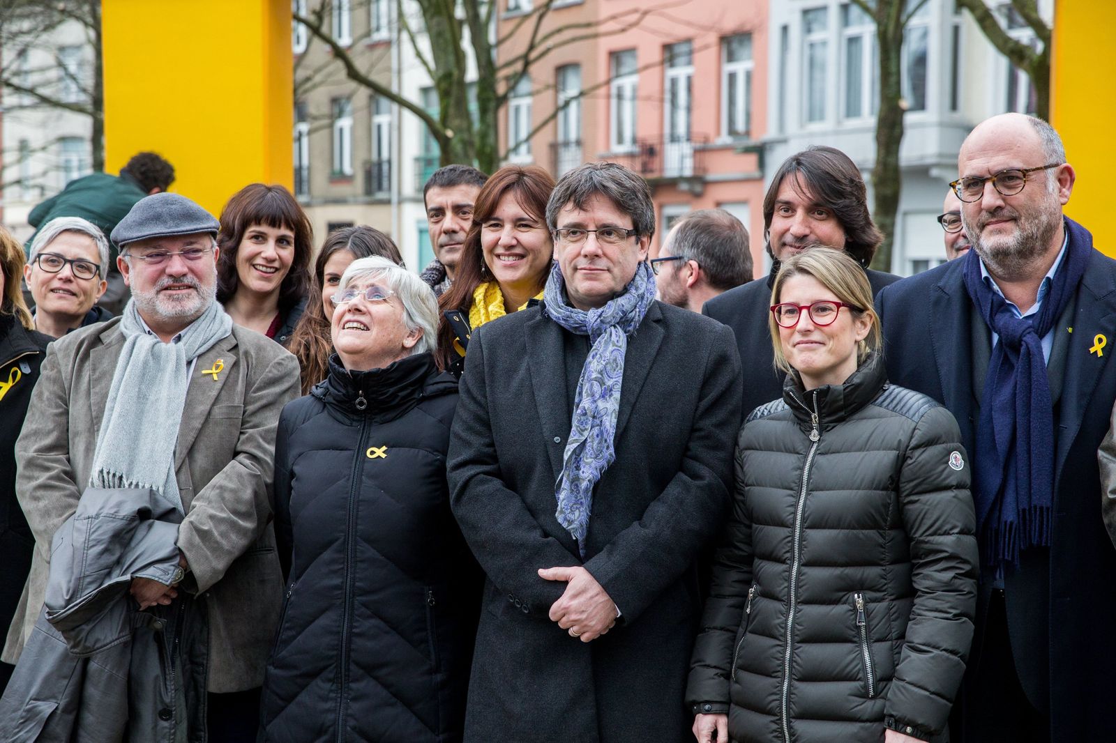 Puigdemont en un acto en Bruselas.