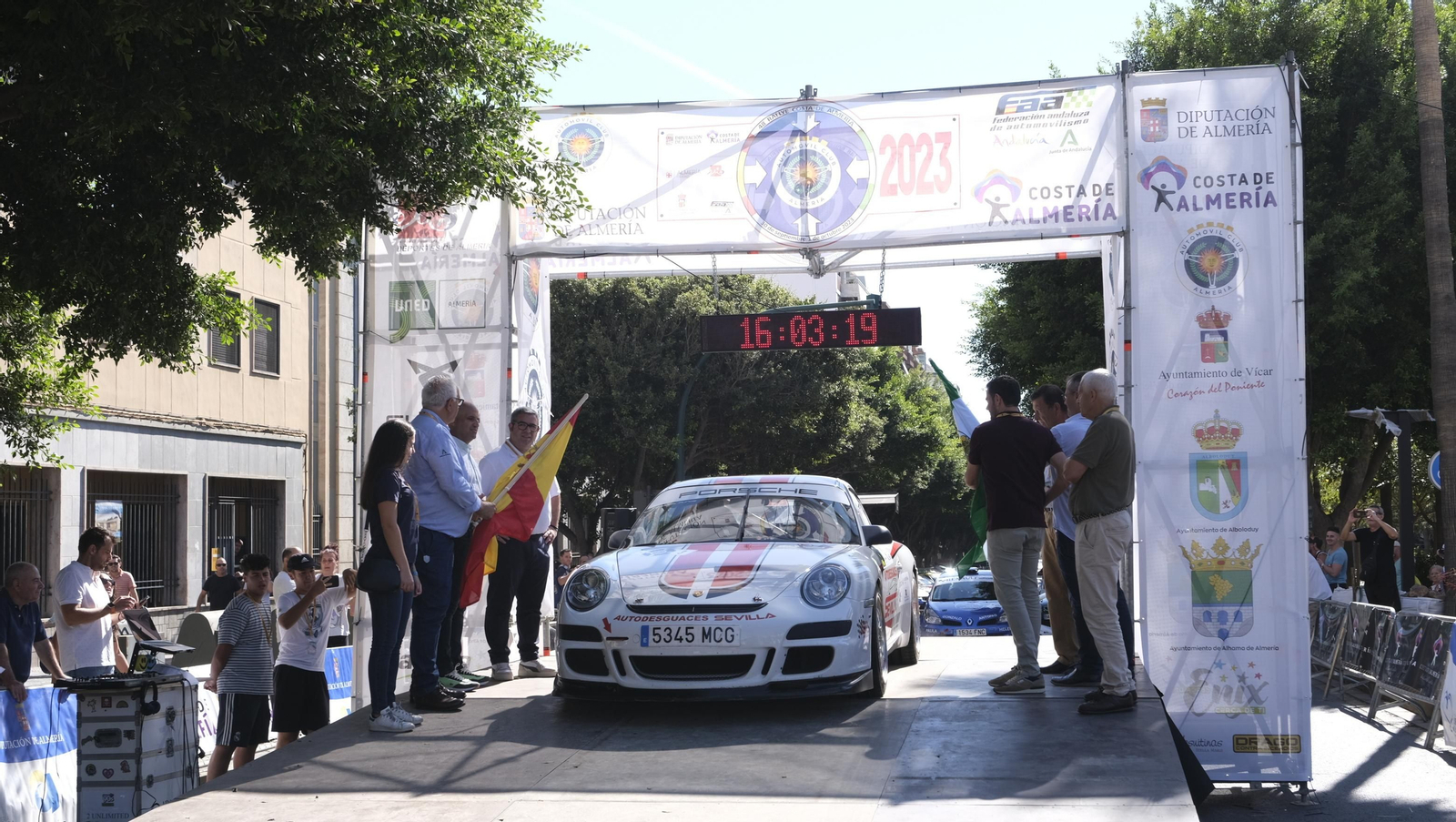 Imágenes de la salida del Rallye Costa de Almería
