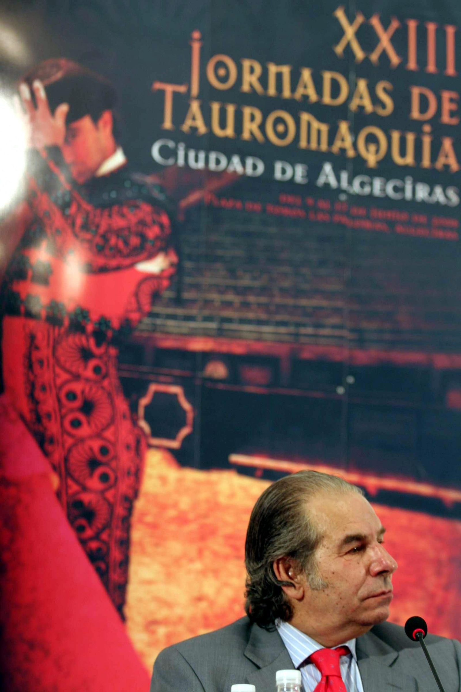 Paula, en unas jornadas de tauromaquia en Algeciras en 2008.