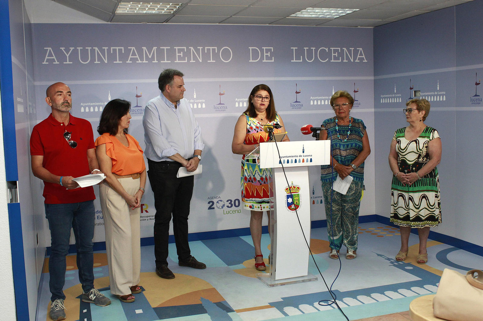 Un momento de la presentación de la III Carrera del Corazón Ciudad de Lucena.