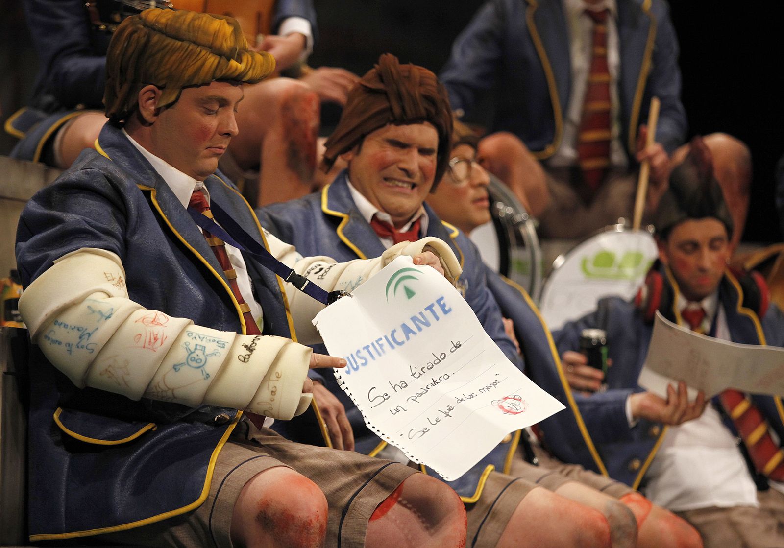 Las imágenes de la decimotercera función clasificatoria