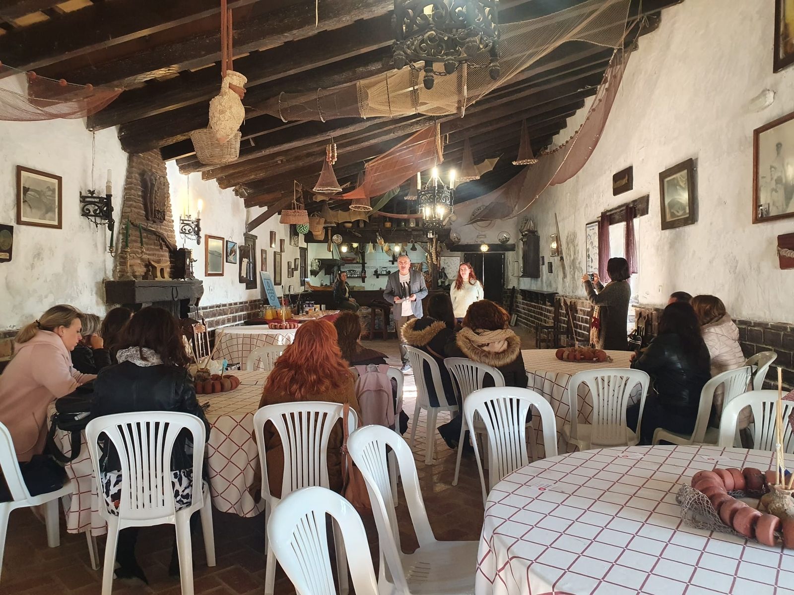 Un momento de la charla ofrecida por Laura Hidalgo durante la jornada.