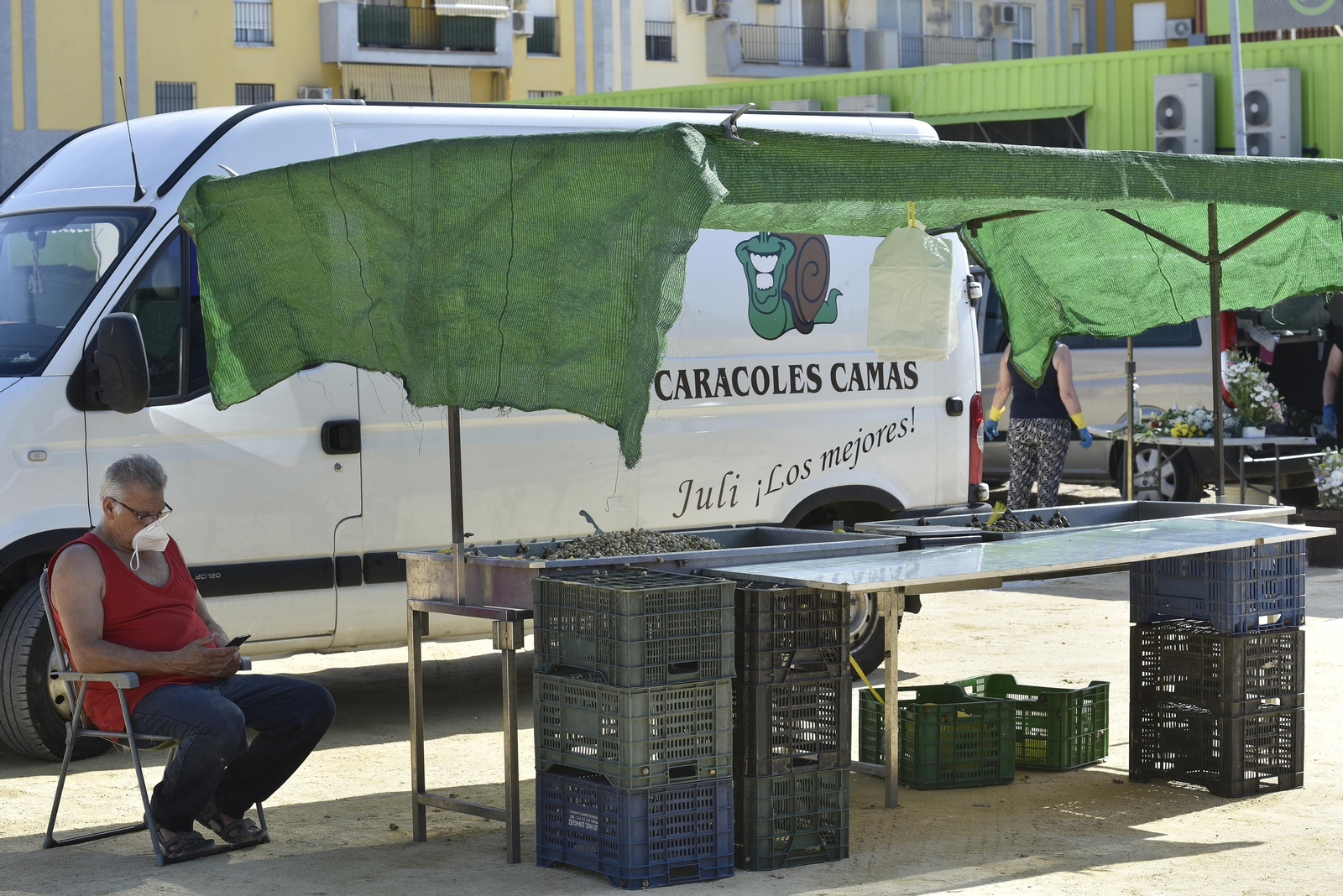 Reabre el mercadillo después del confinamiento