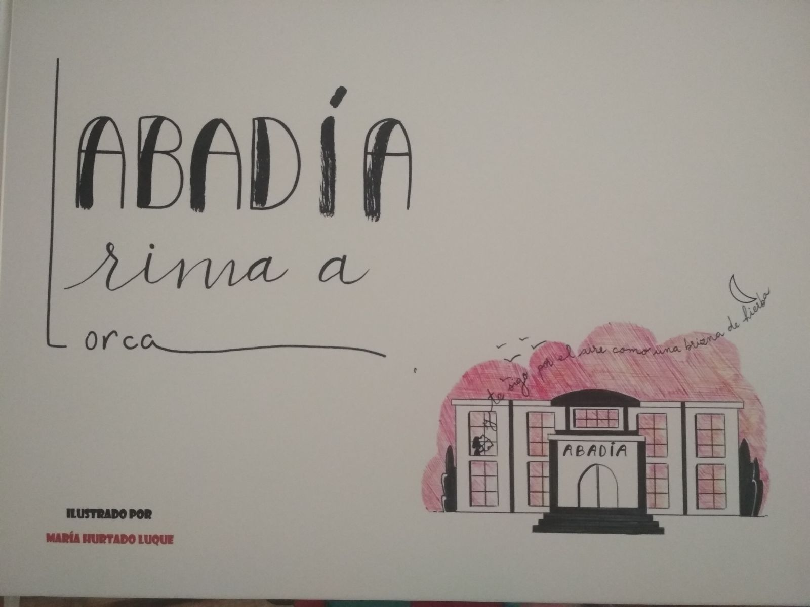 Imagen de la portada del libro 'Abadía rima a Lorca'