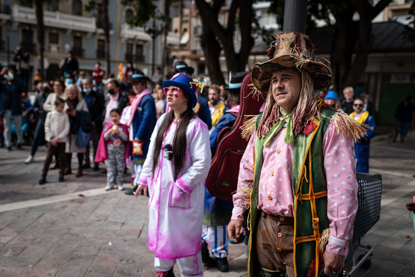 Imágenes de las actuaciones de carnaval en la Plaza de las Monjas