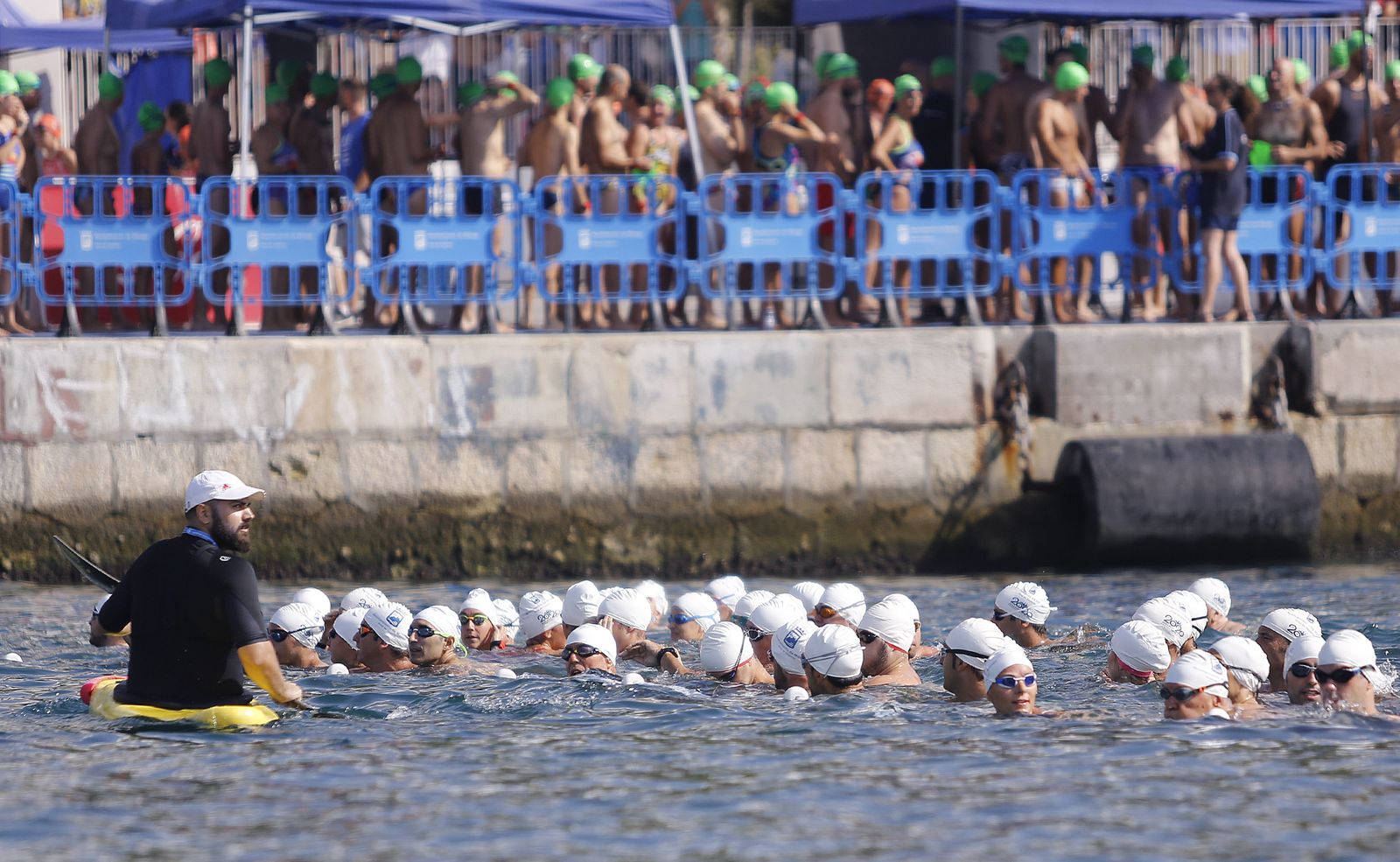 Fotos de la 60ª Travesía a Nado del Puerto de Málaga