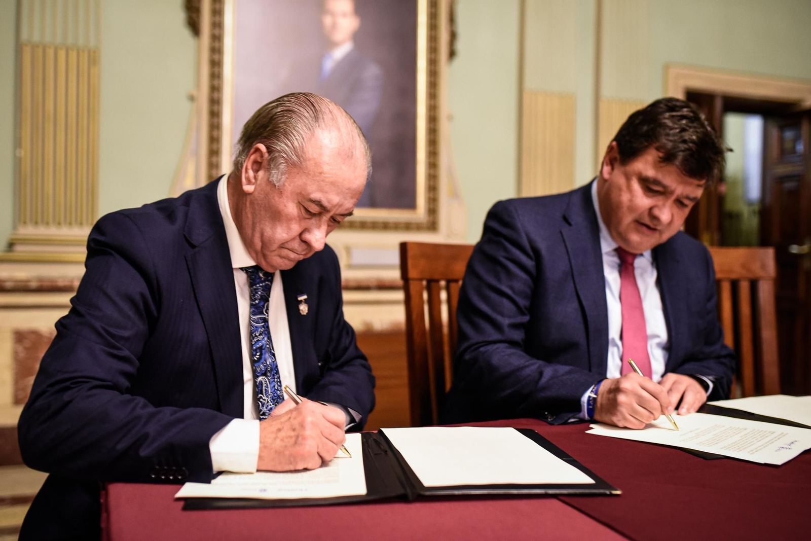 Imágenes de la presentación de la Web Turística Oficial de la Semana Santa de Huelva