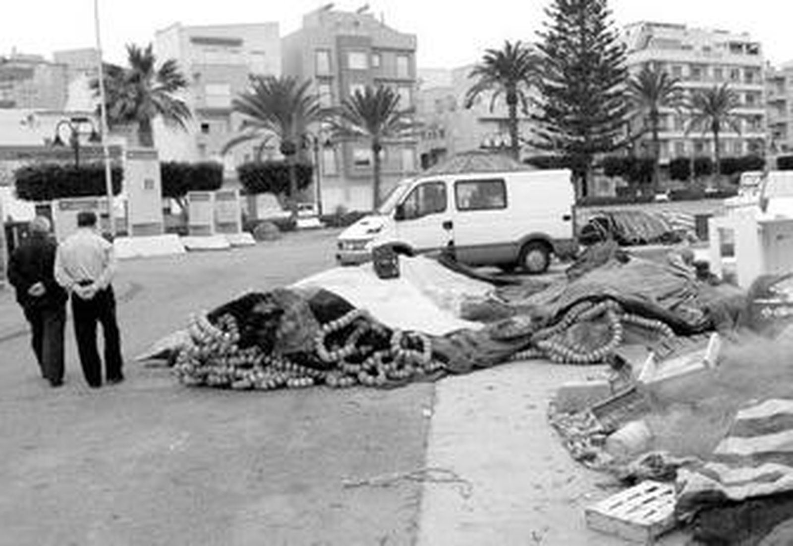 Puerto pesquero de Roquetas de Mar.