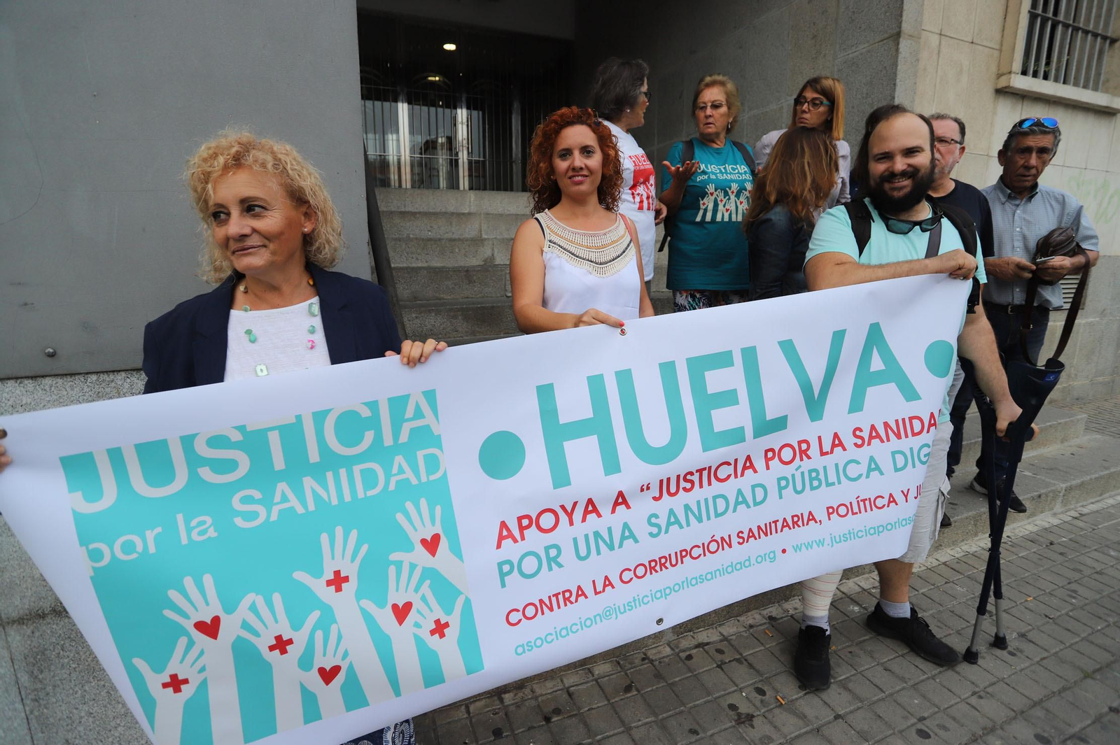 Concentración en favor de Jesús Candel, la semana pasada.