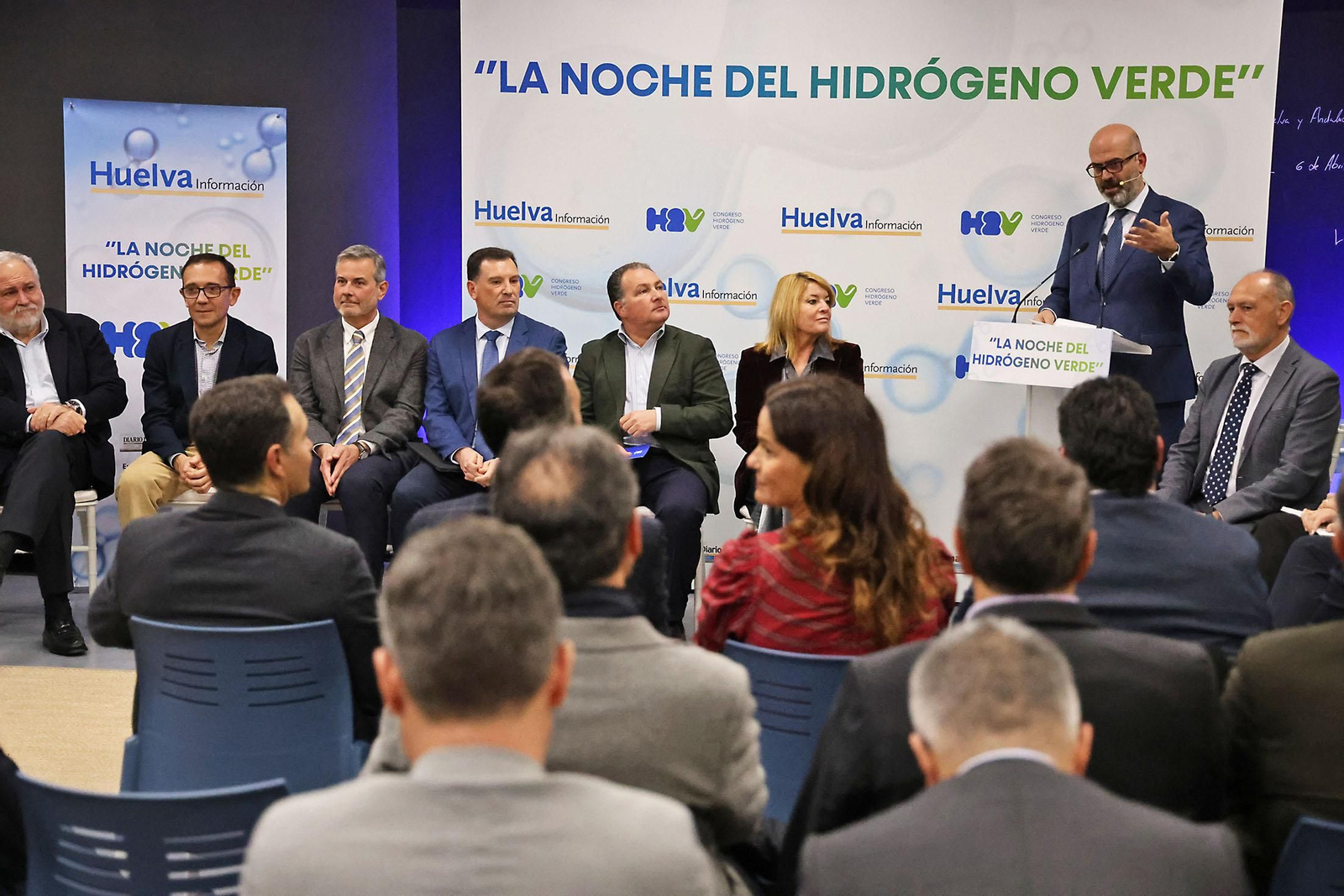 Imágenes de "La Noche del Hidrógreno Verde" organizada por Huelva Información y por el Congreso Nacional de Hidrógeno Verde