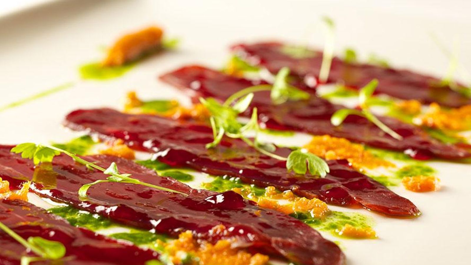 Carpaccio ciervo de artemonte, según Luxury Spain.