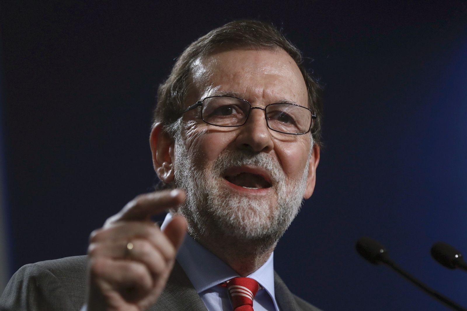 Mariano Rajoy, en rueda de prensa.