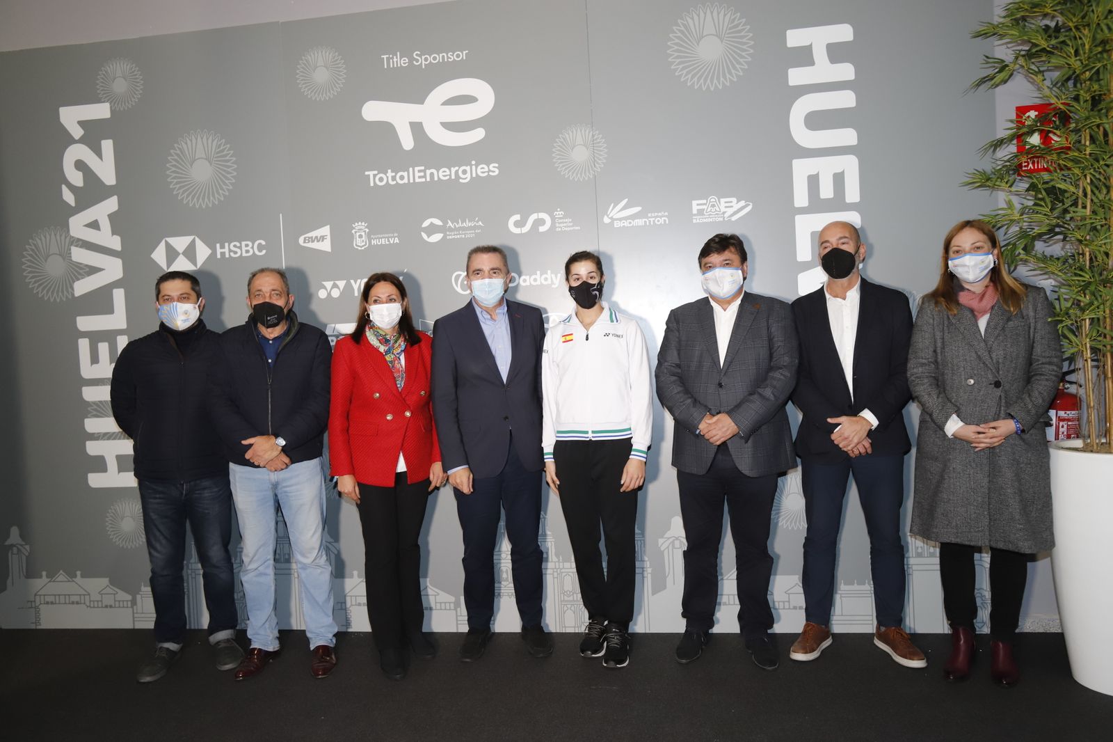 Carolina Marín visita el Palacio de los Deportes