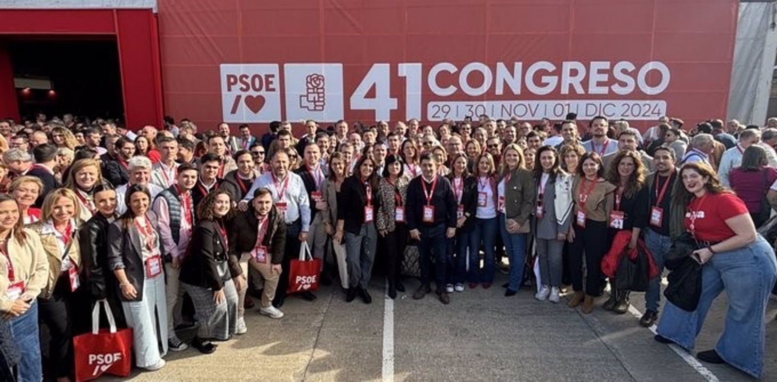 Participantes en el Congreso Federal del PSOE.