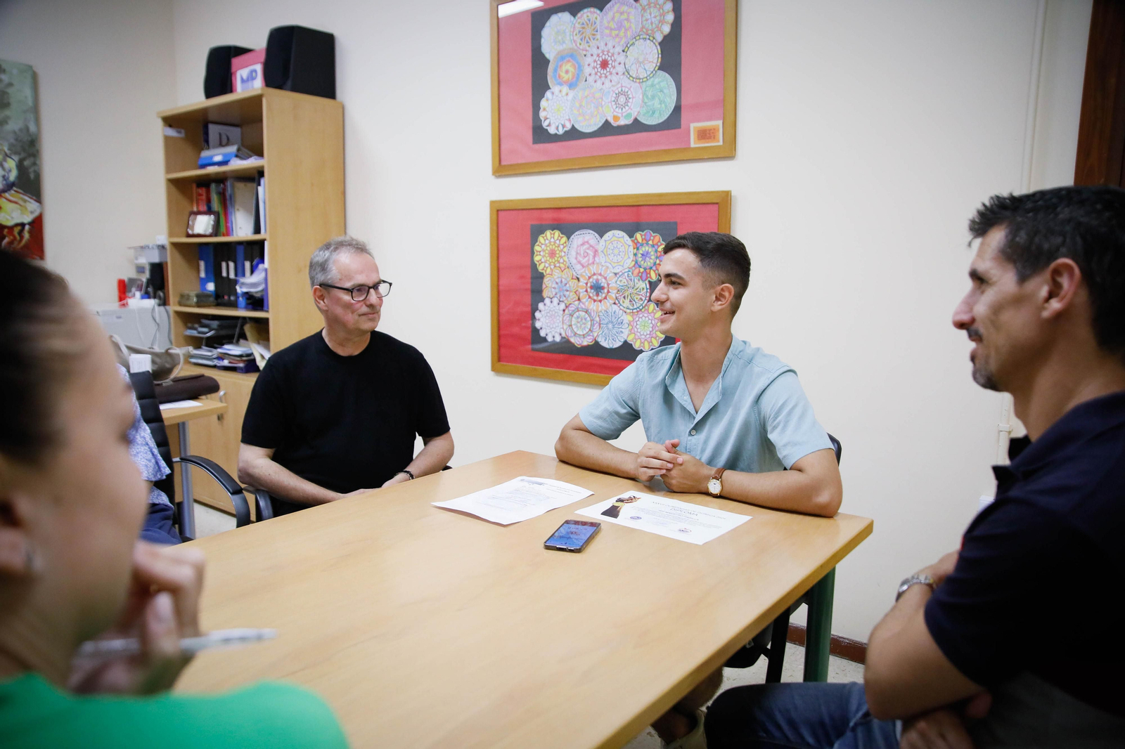 Un alumno del IES Maestro Padilla, máxima nota en la selectividad, en imágenes
