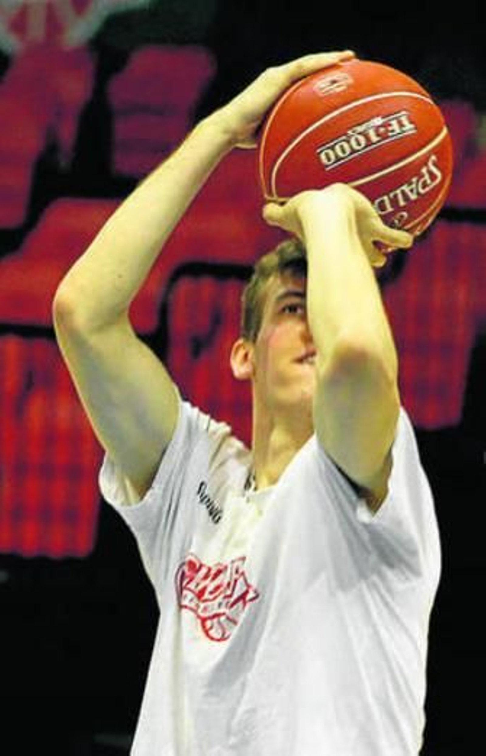 Radicevic, en un entrenamiento.