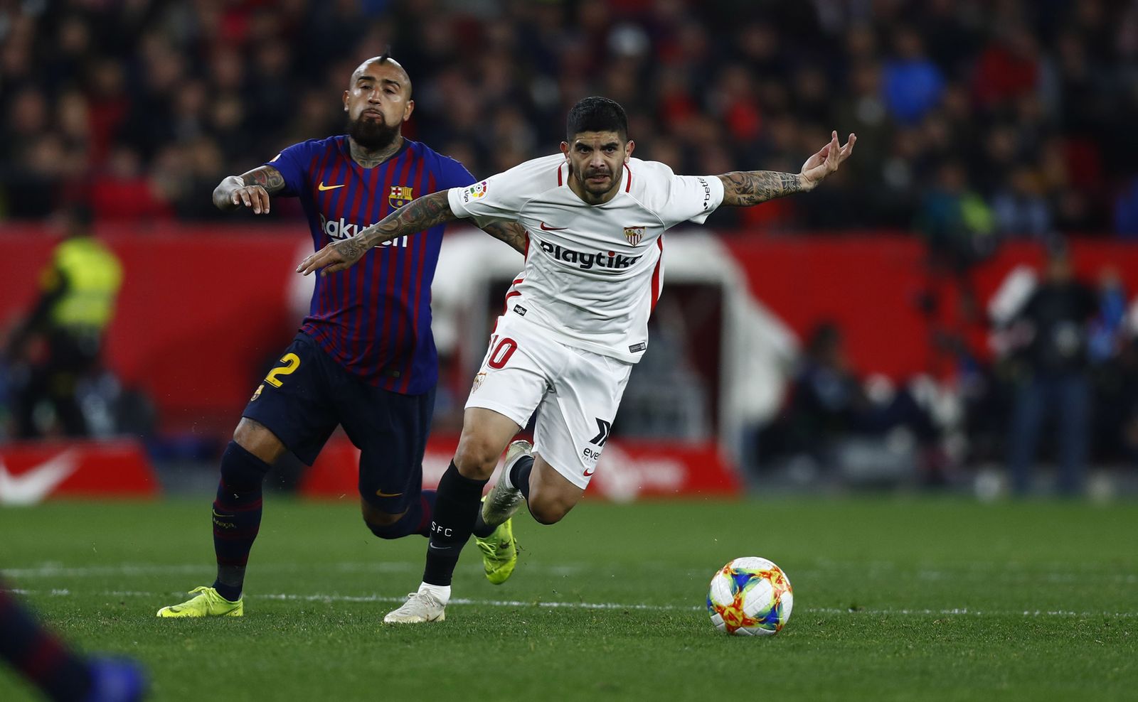 Las imágenes del Sevilla FC-Barcelona de Copa del Rey