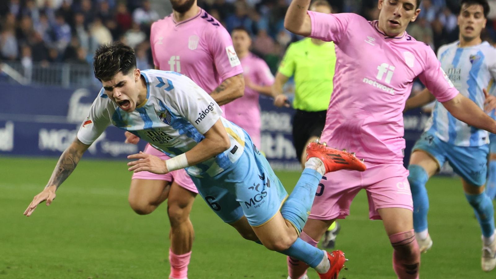 El Málaga CF-Eldense, en fotos
