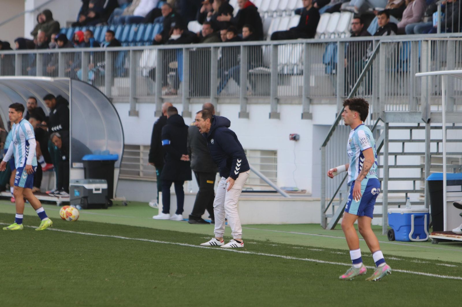 Diego Caro, durante un momento del partido.