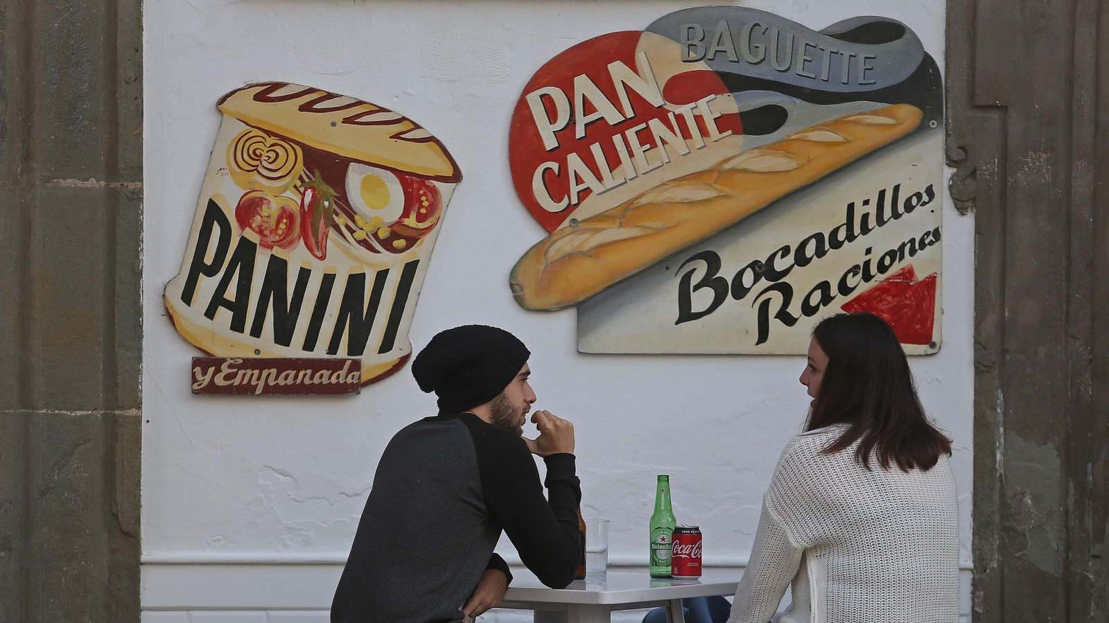 Una terraza en Tarifa.