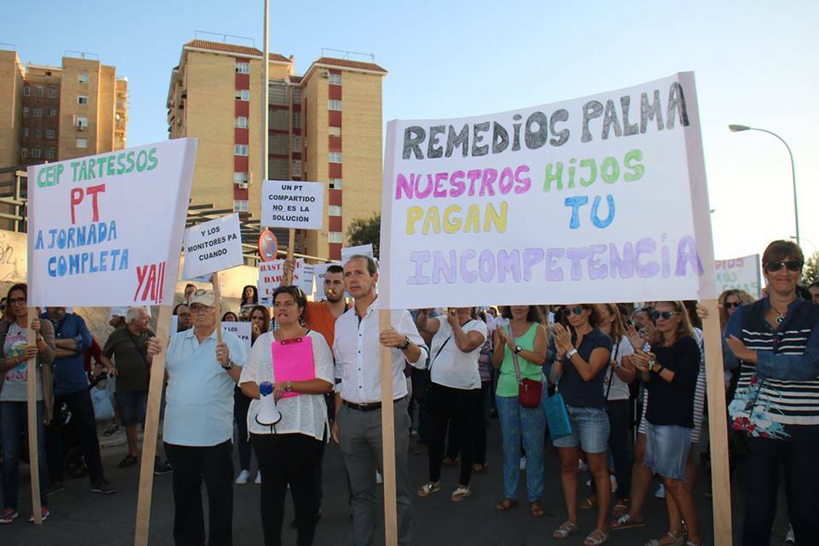 Una de las concentraciones del Ampa del Tartessos del pasado año.