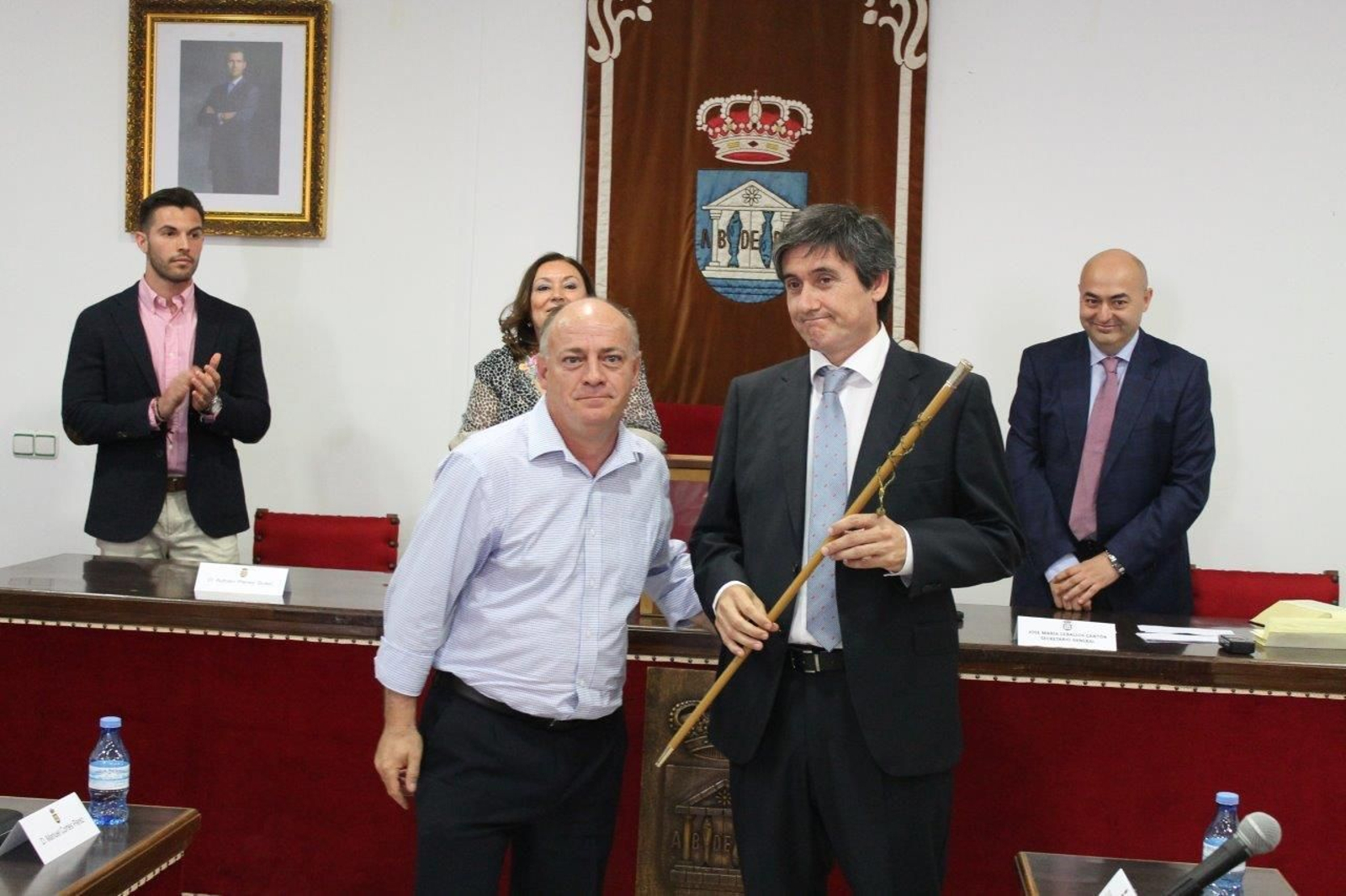 Toma de posesión de Manuel Cortés el 14 de junio de 2015.