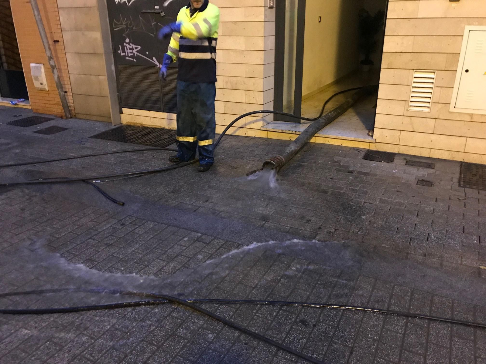 Imágenes de los estropicios de la borrasca en Huelva