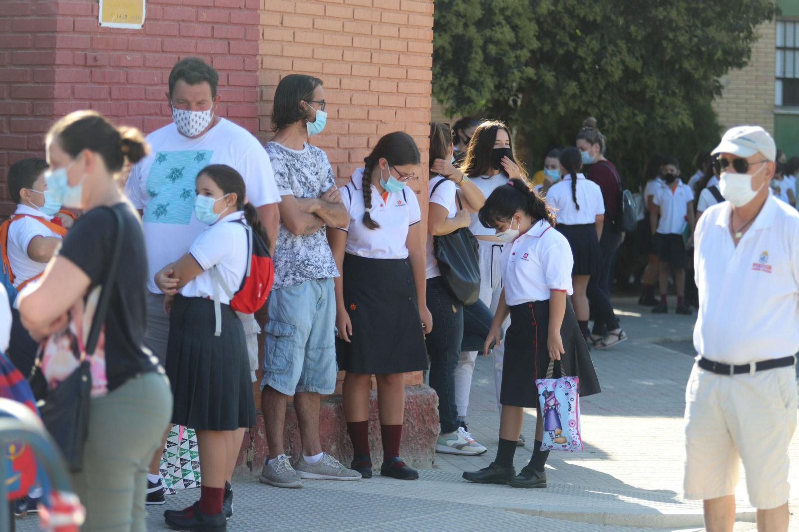 Imágenes de la vuelta al cole en Huelva