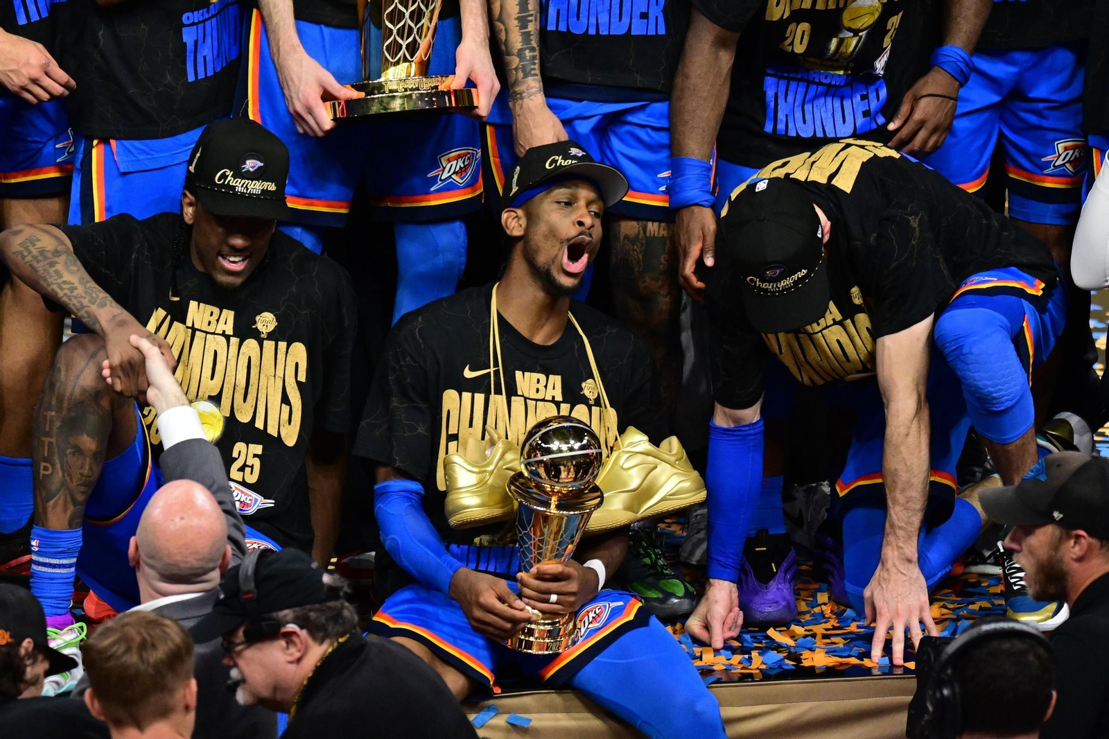 Las fotos del título de la NBA para Oklahoma City Thunder