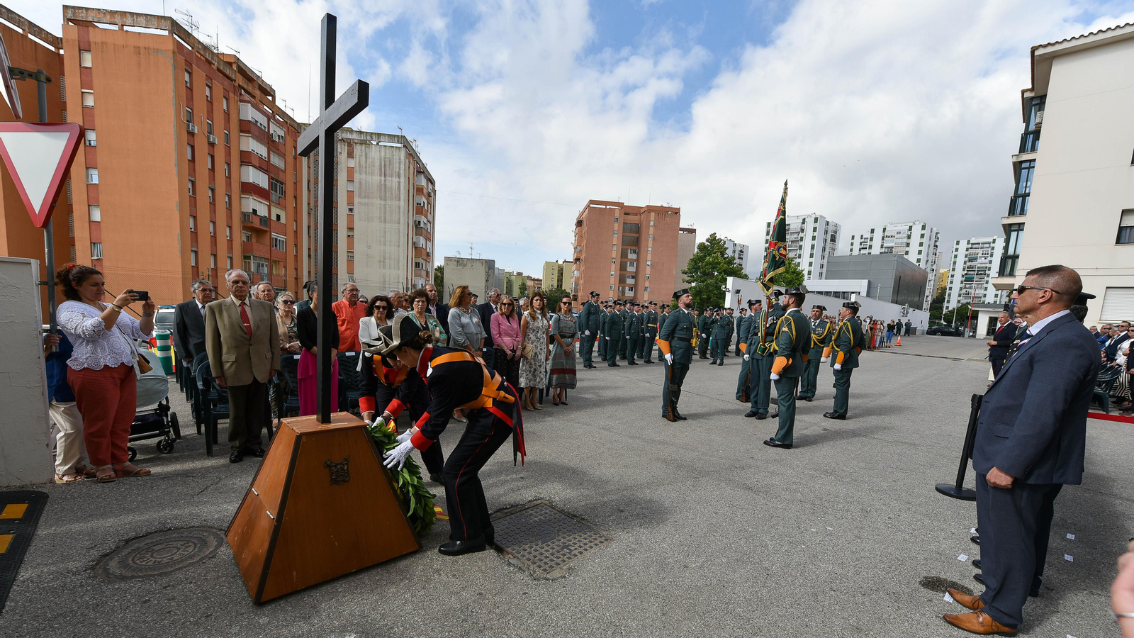 Fotos del acto por el 179 aniversario de la creación de la Guardia Civil en la Comandancia de Algeciras