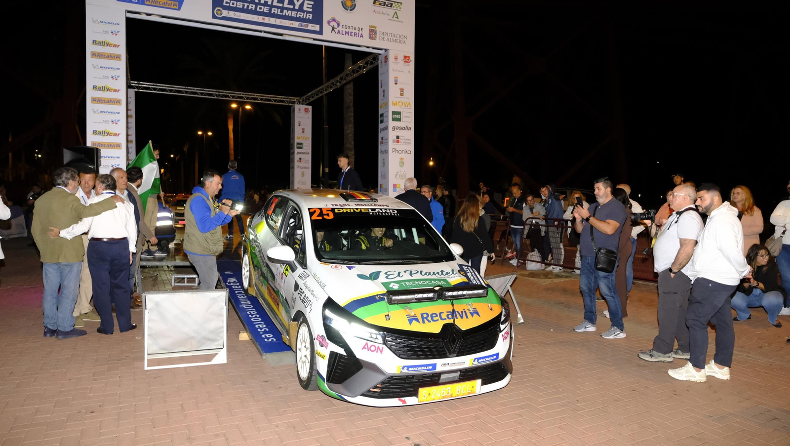 La salida de la 50 edición del Rallye Costa de Almería, en imágenes