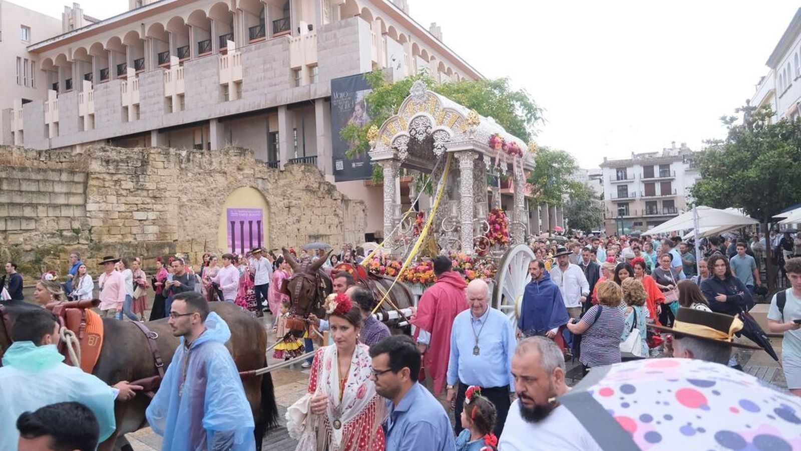 La carreta de la Hermandad del Rocío de Córdoba.