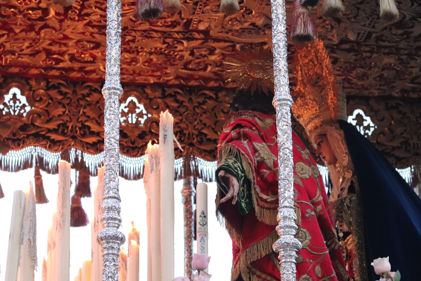 Monte Calvario en el Viernes Santo en Málaga, en imágenes