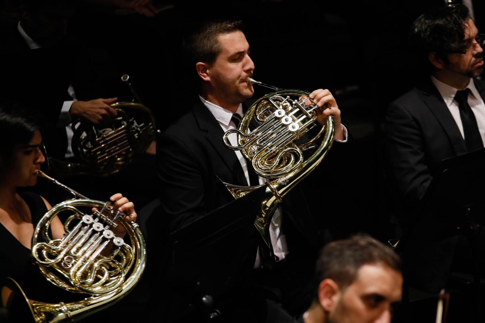 Imágenes de la novena Beethoven interpretado por la OCAL y Orfeón para Cajamar