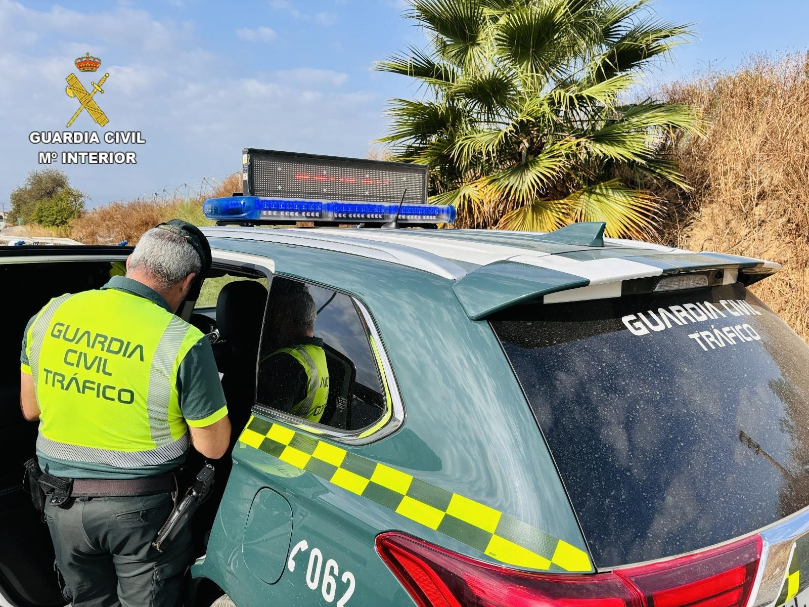 La Guardia Civil en el lugar del suceso.