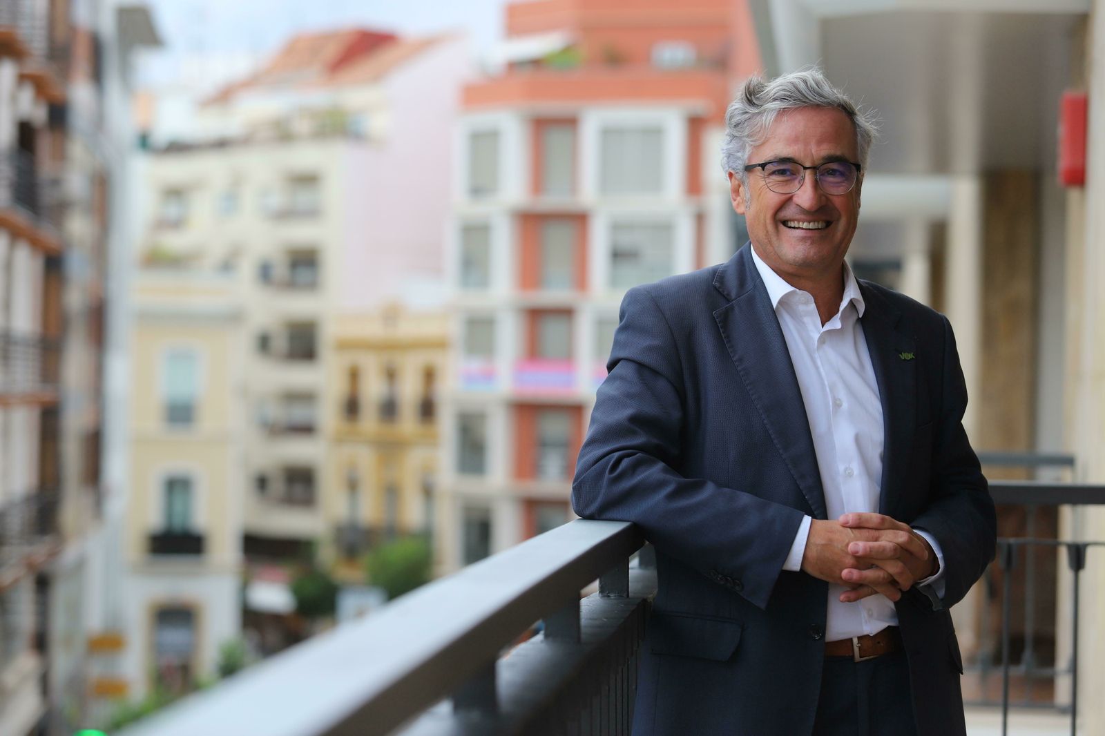 El candidato de Vox al Senado, Andrés Aragón Bejarano.