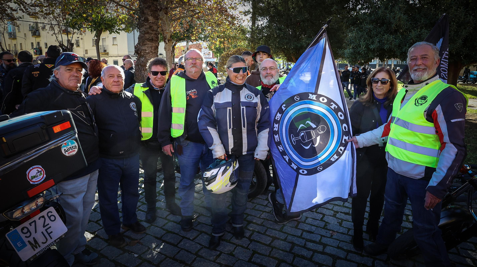 Búscate en la gran motorada solidaria celebrada en Jerez