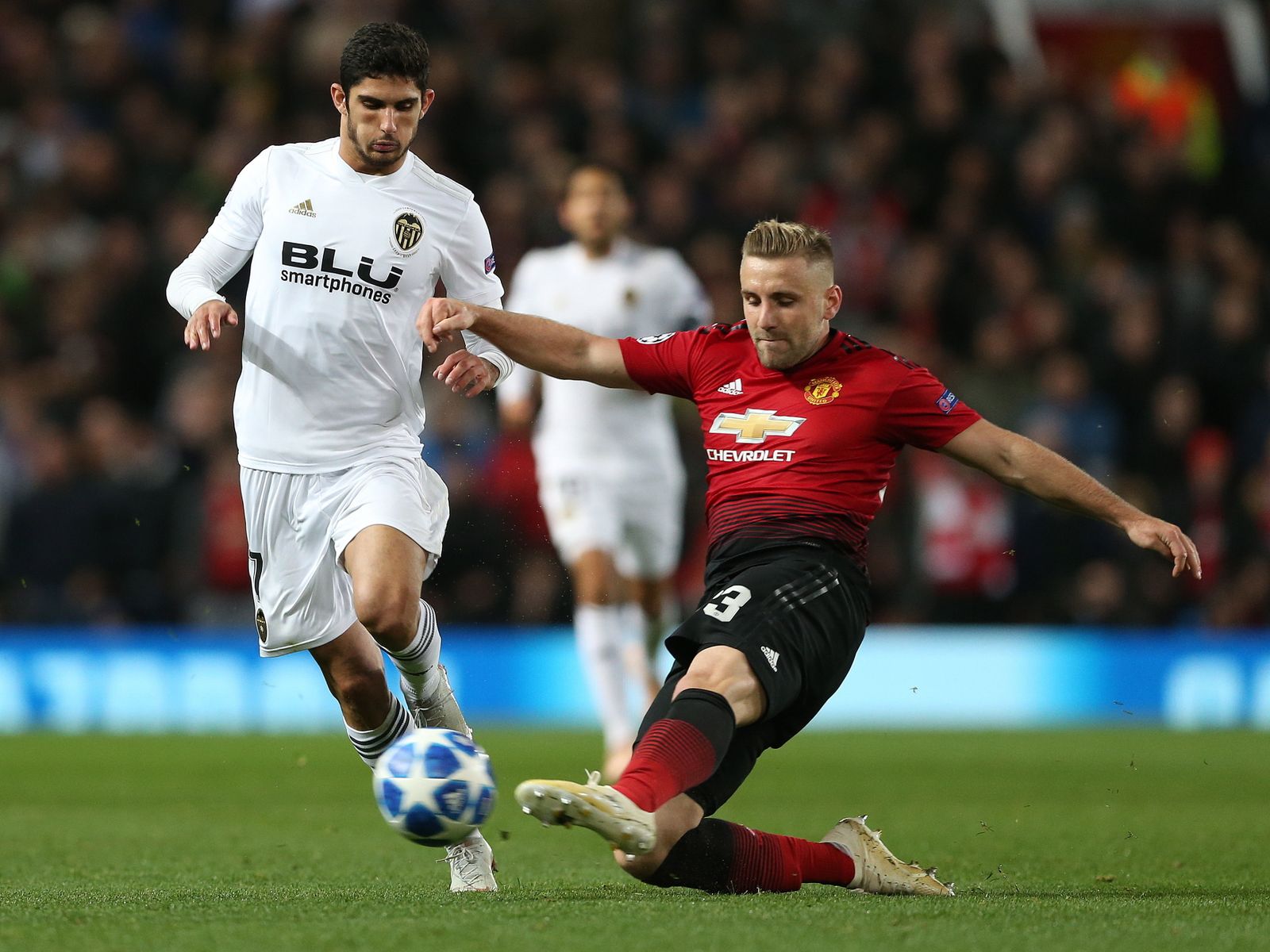 El Manchester United-Valencia, en imágenes