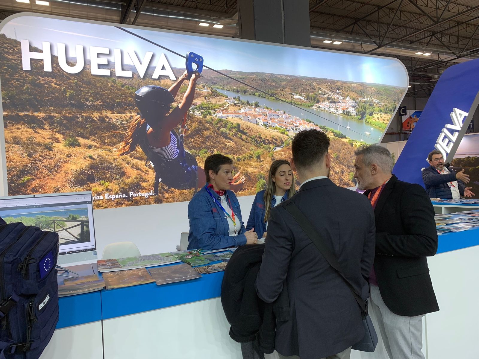 Stand de Huelva en Fitur 2023.