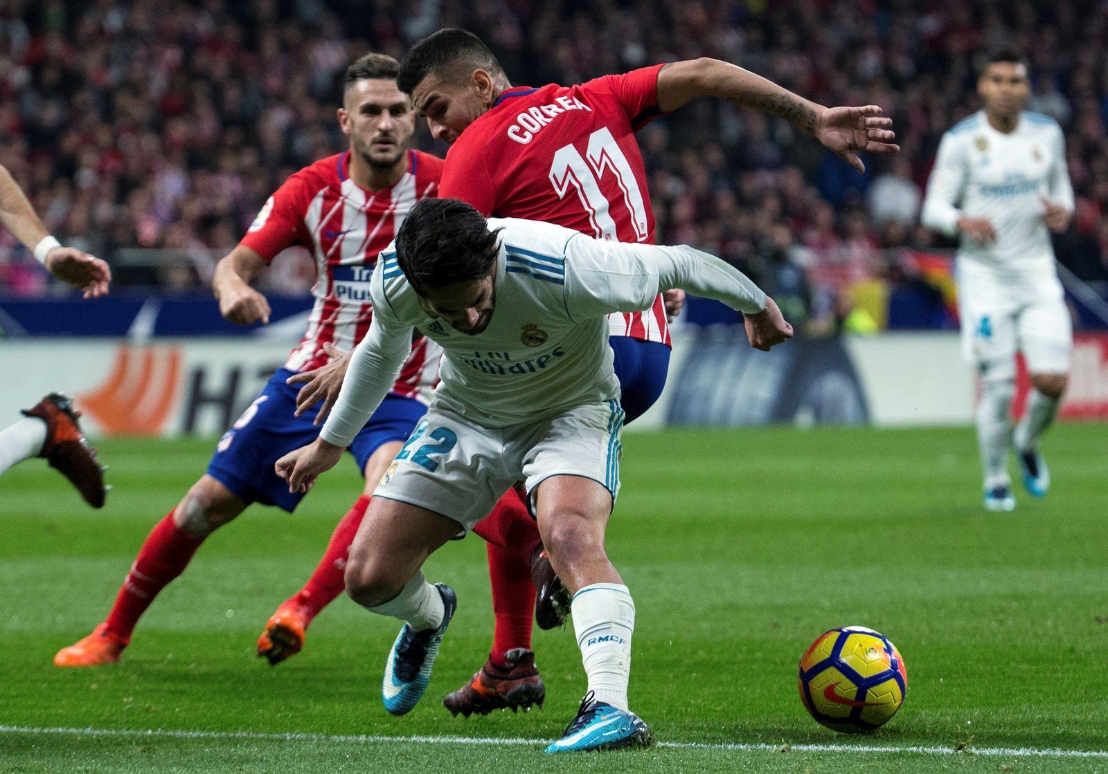 Las imágenes del Atlético-Real Madrid