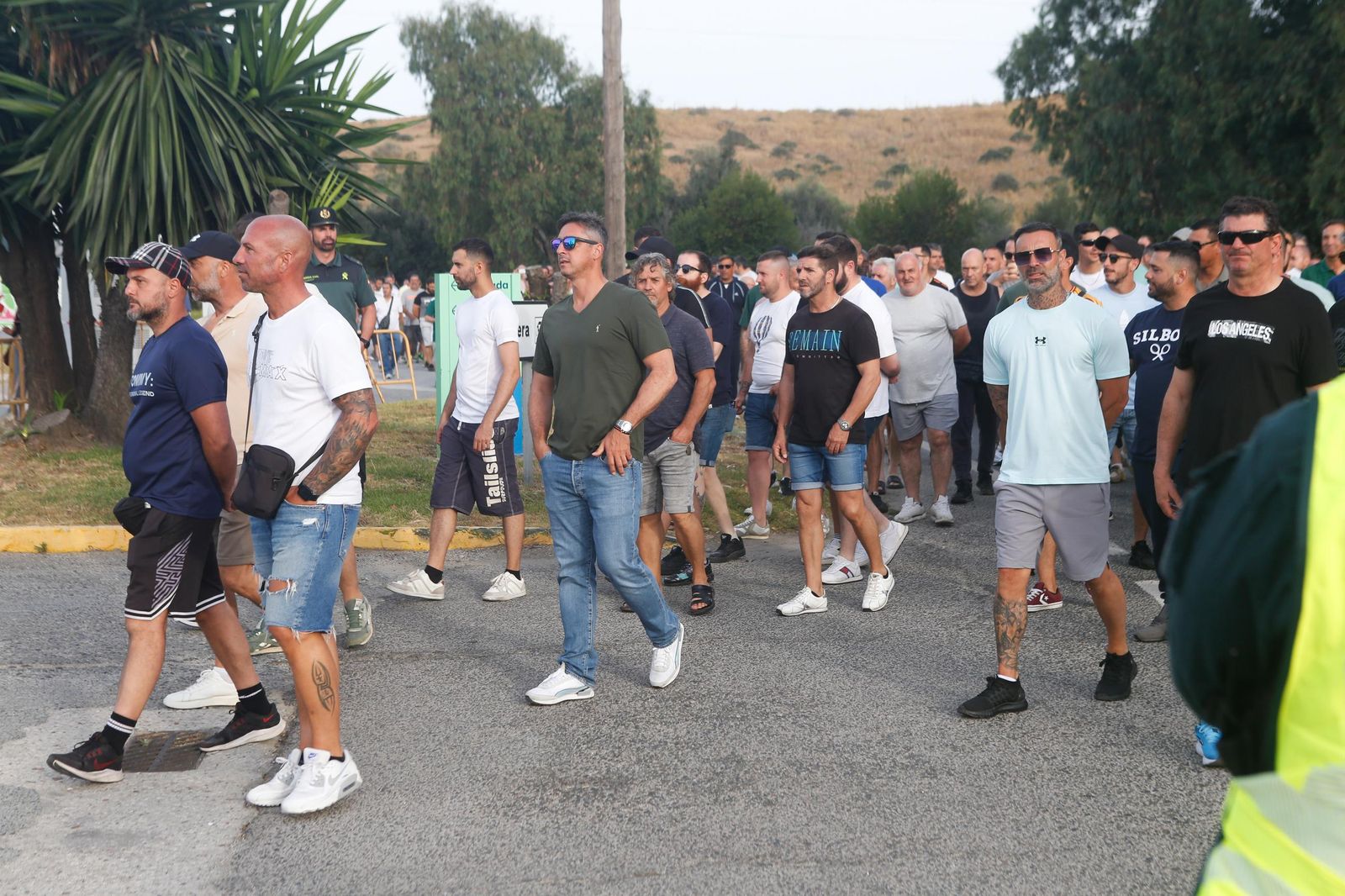 Fotos del segundo día de la huelga del metal en el Campo de Gibraltar