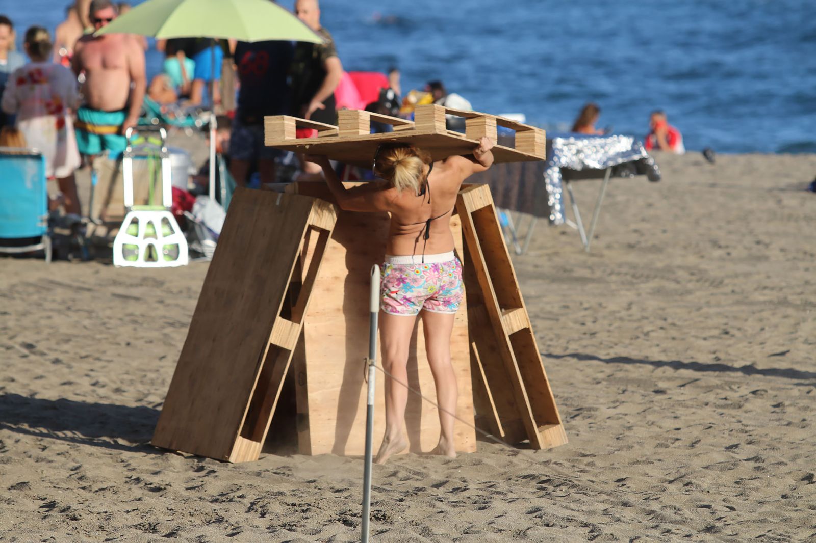 Fotogalería de los preparativos de la noche de San Juan